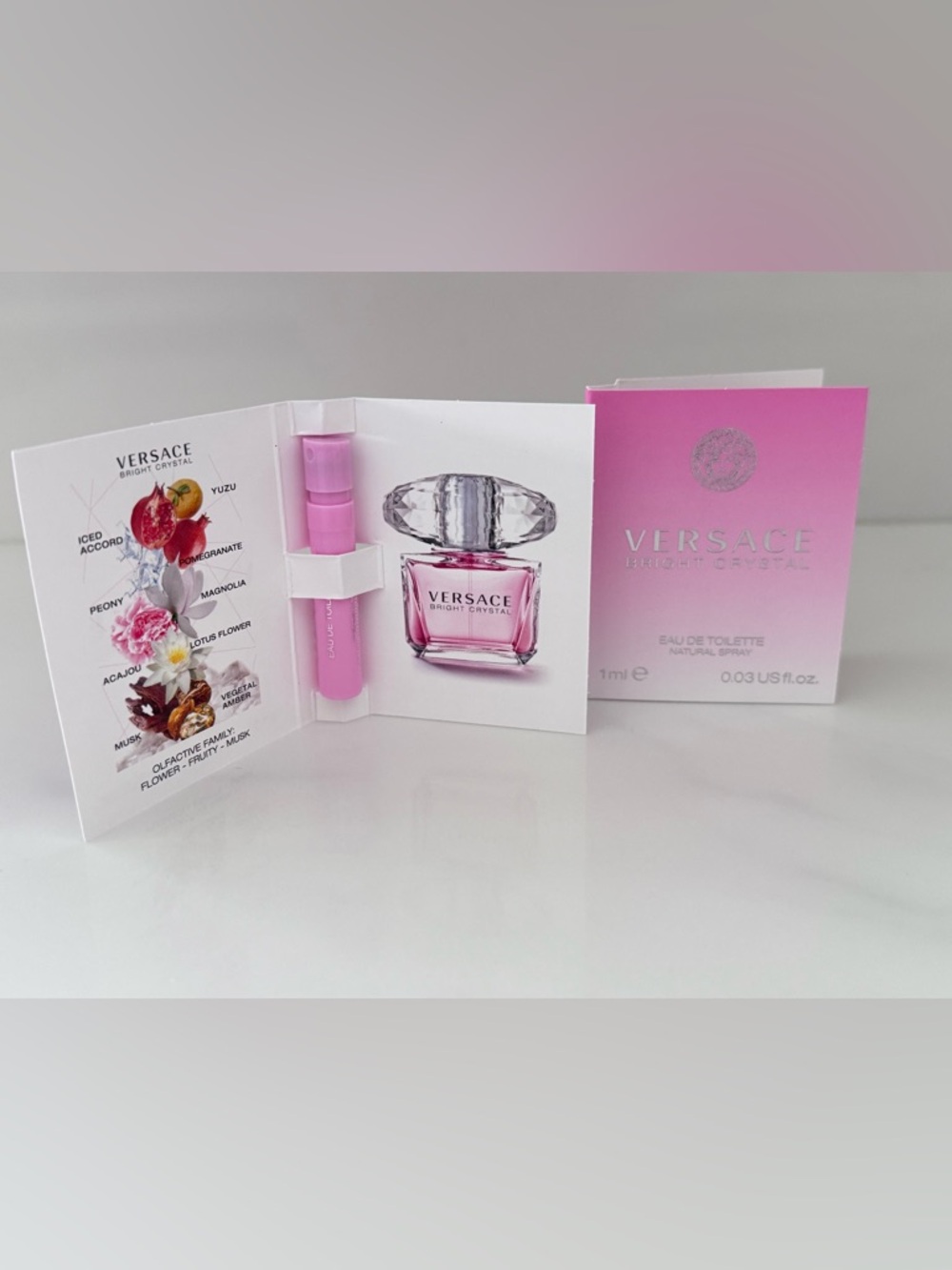 Versace Bright Crystal EDT 1 ml Sample x2